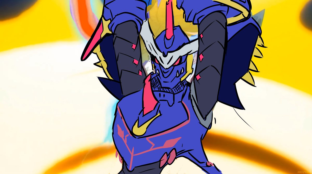 jigsak10's tweet photo. Con poco tiempo para dibujos detallado pero con las p3rras ganas de hacer algo de #Digimon #デジモン #RECHRONICLEX  se me ocurrio hacer tributo a la pelea mas explosiva de cierta franquicia en mi opinion https://t.co/GihnmHcV0U
