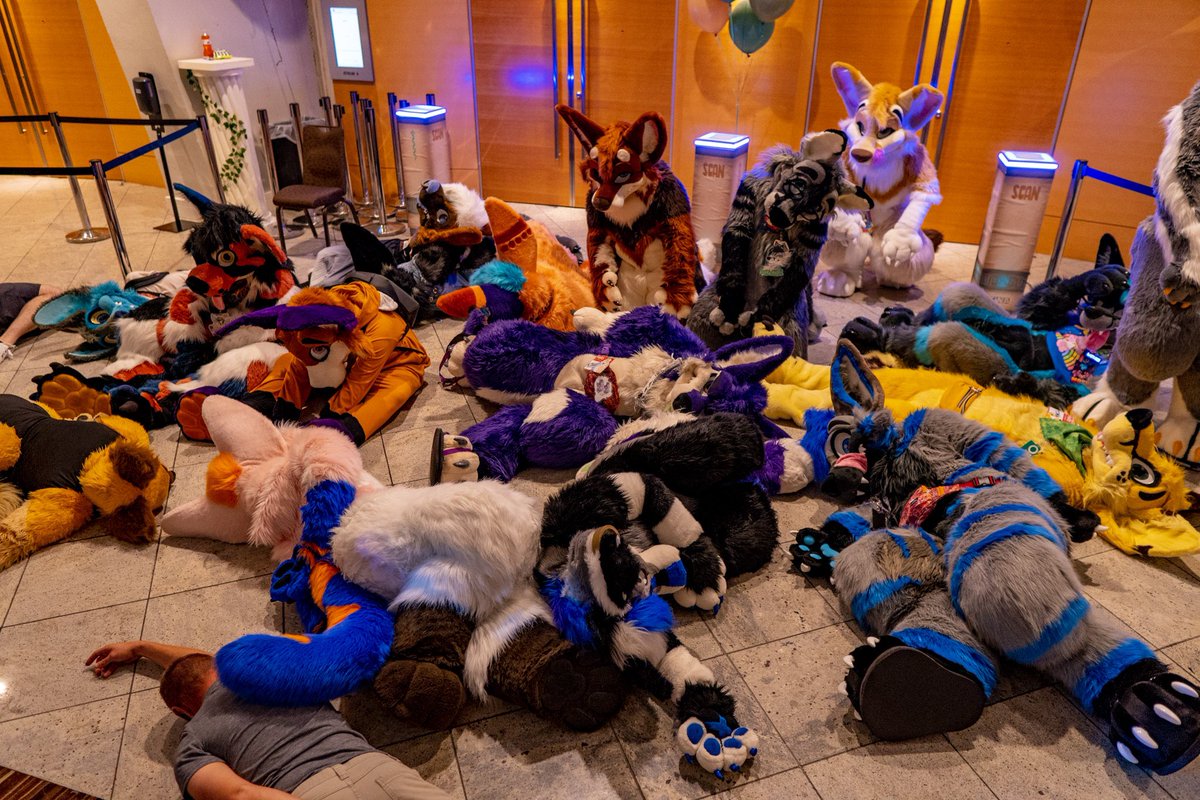 Finn770123's tweet photo. How tired are you? I am very much so! XD
๐ธ @koopershiba
๐จ @MoreFurLess
#furry #fursuit #furryfandom #morefurless #fwa #fwa23 #furryweekendatlanta #furryweekendatlanta23 https://t.co/bB7C1YYkAK