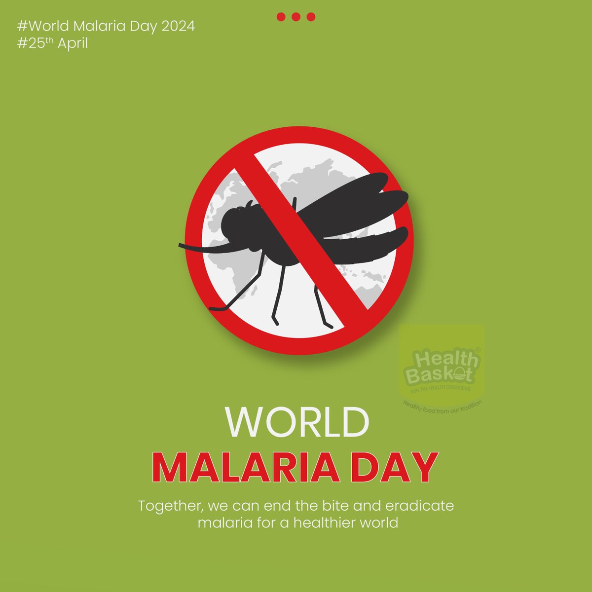 Protect and Precaution yourselves from Malaria Mosquitoes

Your Health & Immune is the best weapon against them!

World Malaria Day | 25- April | Health Basket

#malariyaday #malariaawareness #malariaprevention #healthbasket