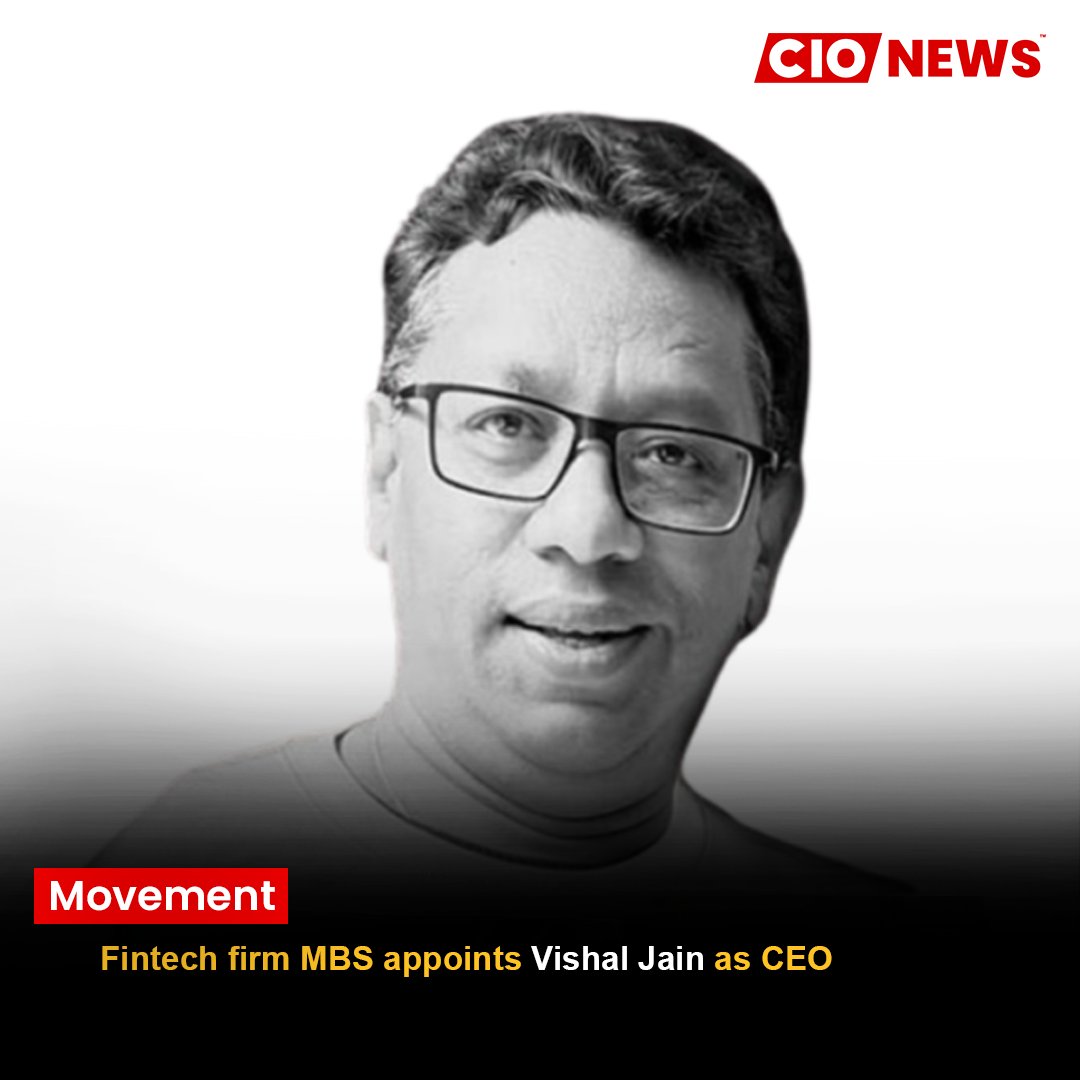 Fintech firm MBS appoints  Vishal Jain as CEO
To know more about it read our full article here:

cionews.co.in/fintech-firm-m…
.
#cionews #newsdesk #dailynews #trendingnews #MBSCEO #VishalJainCEO #FintechLeadership #MBSLeadership #FintechAppointment #CEOAnnouncement #FintechInnovation