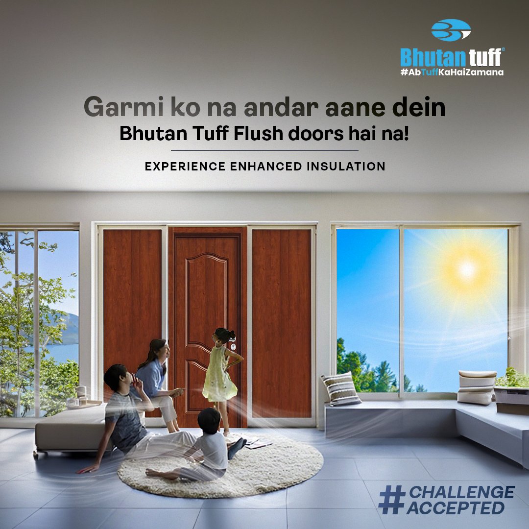 Summer Challenges? We're Ready!

BhutanTuff helping you transform your project with the right choice.
#abtuffkahaizamana #tuffply #plywoodcompany #flushdoors #challengeaccepted #summerchallenge #summerready #campaignpost
