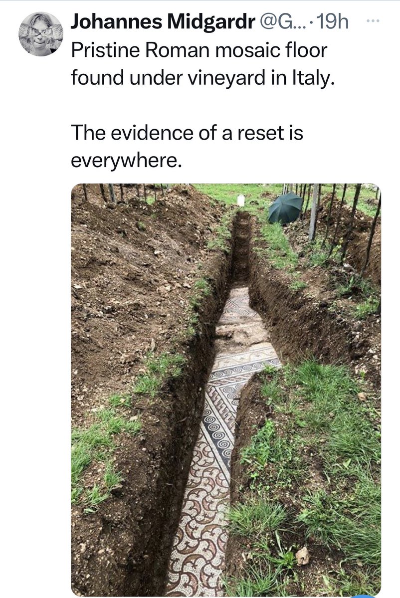 i can’t even make sense of what the conspiracy whackos are on about anymore - guys will see regular archaeology and be like “ah yes proof at last!!” proof of what mate, a fucken mole civilisation?