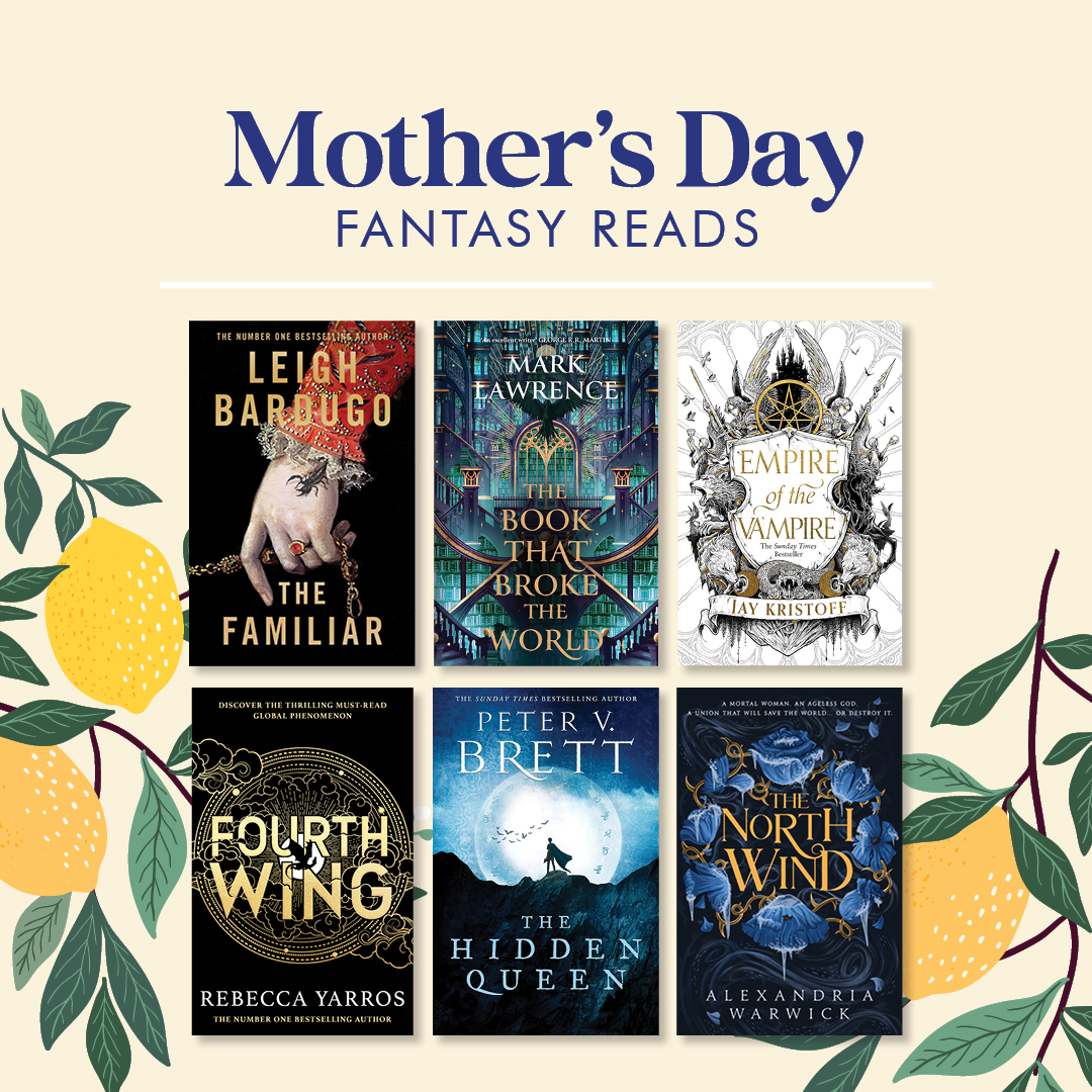 Find the ultimate gift for mum with our epic fantasy reads 🔮🗡️ You are bound to find a captivating title that your mum will delight in! To browse and shop all our fantastic catalogue products, get your copy in-store or online here: bit.ly/49khyxp