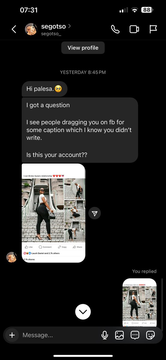 Lesaaa24's tweet photo. I HATE these desperate people using my pictures on FACEBOOK and writing different names and writing Disgusting captions under my pictures I’ve SEEN these pages and I hate the fact that I can’t do anything about so Yes I don’t have FACEBOOK and this is my ONLY twitter account!!! https://t.co/nqeA2zgXwH