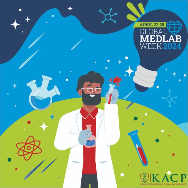 KACPPathology's tweet image. 🎉 Welcome to Global MedLab Week 2024 (April 22-28)! Join us in celebrating our lab professionals—the unseen heroes in healthcare. Their expertise saves lives every day! 🧪 
🌟 Honor their contributions to our well-being. #GlobalMedLabWeek #KACPathologists #LabsSaveLives