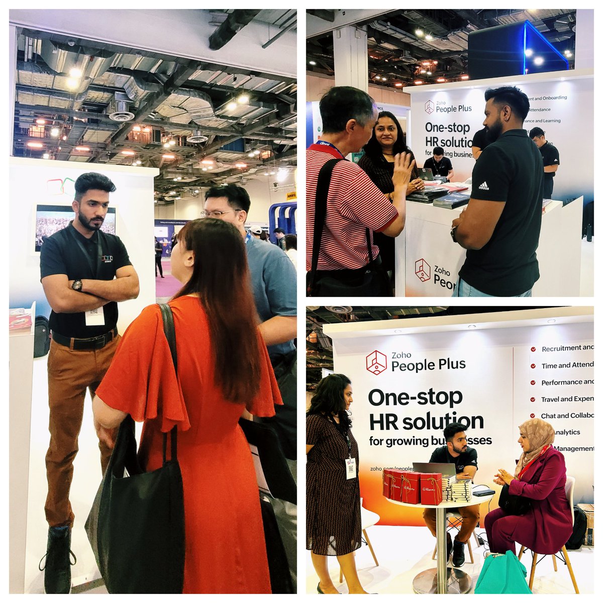 Day 1 at HR Tech Festival Asia is off to an amazing start! From cutting-edge HR tech to company culture secrets, we're loving every conversation here.

If you're here, swing by booth D21 to discover everything about Zoho People Plus, our all-in-one HR tech.

#HRTechFestivalAsia