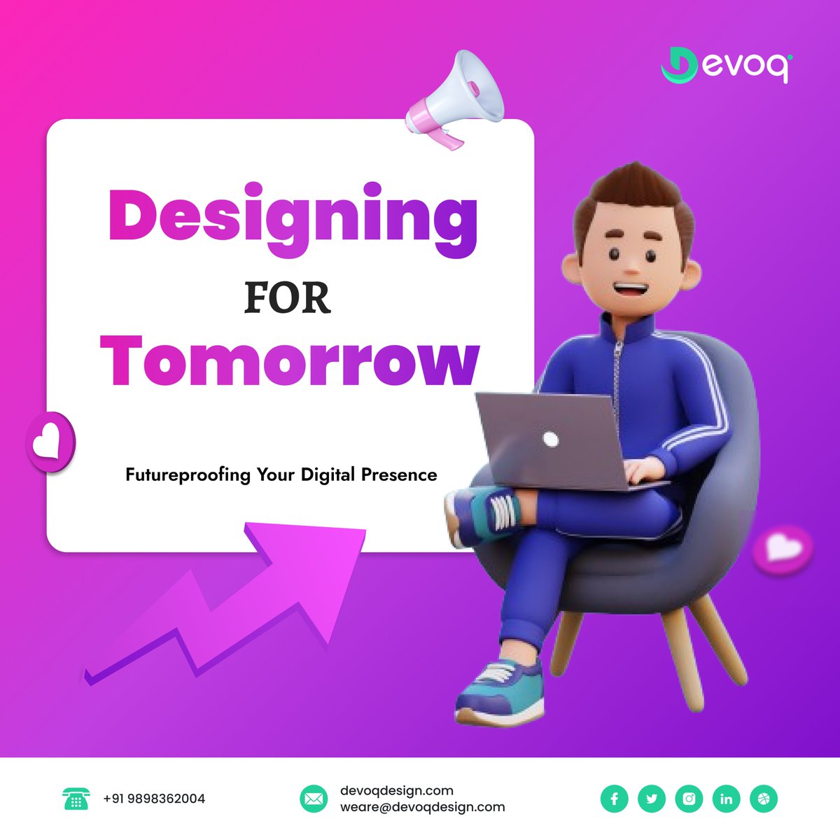 In a constantly changing digital landscape, your UI/UX needs to adapt. Let us help you create a future-ready presence Visit our website for more details: devoqdesign.com Email Us: sales@devoqdesign.com #UIUX #UXUI #UIUXDesign #UXUIDesign #UserExperience