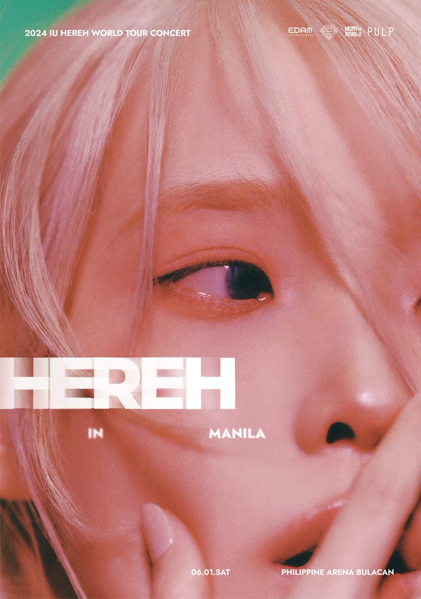 Do you want to be part of the Ma-aena Ocean? 🎤 The 2024 IU #HEREH_WORLD_TOUR_IN_MANILA (BULACAN) ticket selling will be available on April 28, at 12PM 🐥 SHOP your tickets at pulptickets.com 🎫 Brought to us by: @pulpliveworld #아이유 #IU #HEREH #IUinMANILA