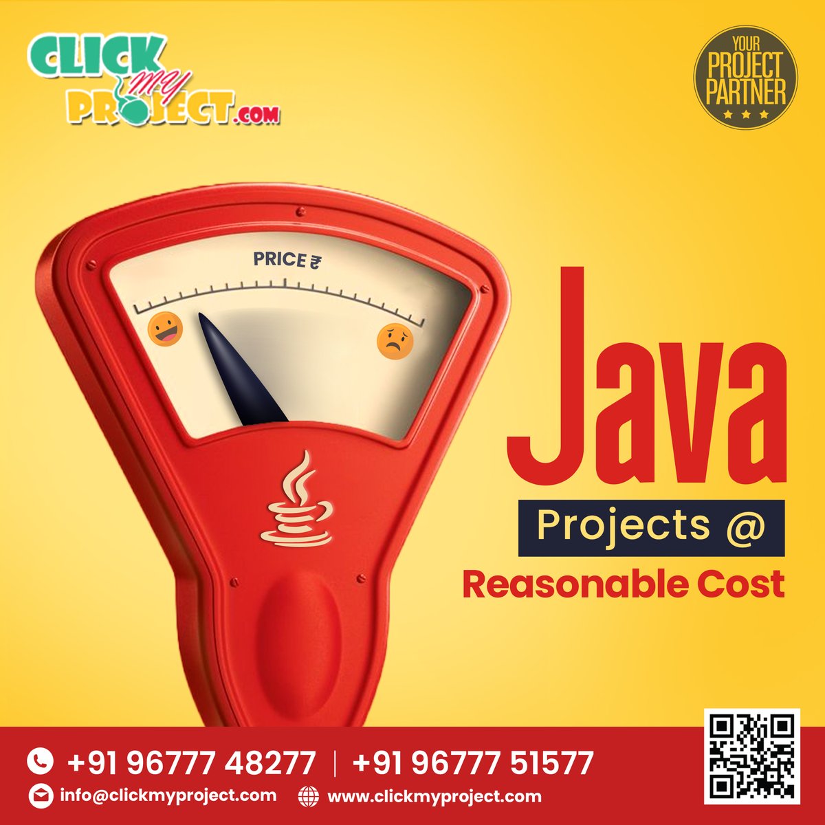 ClickMyProject's tweet image. ClickMyProject is your one-stop shop for final year project success! 🚀
💥Ready-Made Research Projects Clickmyproject.com is an ecommerce site that offers software projects online for students from all over the world.
#ClickMyProject #android #androidprojects #javaprojects