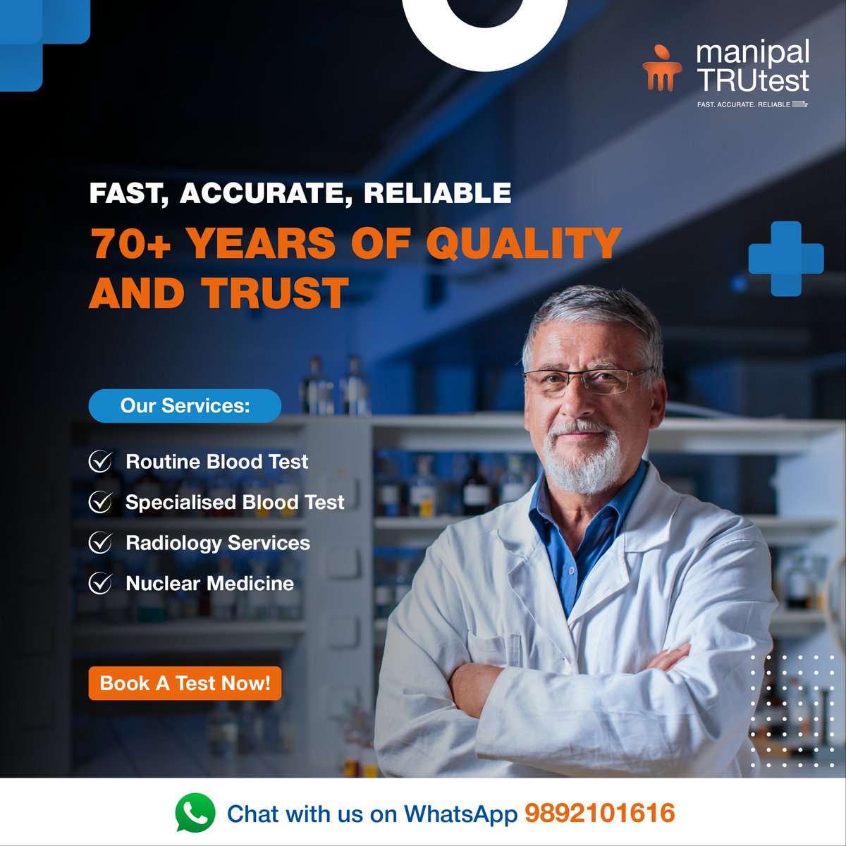 Manipal TRUtest has NABL/NABH accredited centers nationwide. We ensure precise sample accessioning and comprehensive reporting.

Book your test today! Click Here shorturl.at/enL03

#bloodtest #basichealthcheckpackage #ManipalTrutest #Manipal #diagnostic #Radilogy #pathology