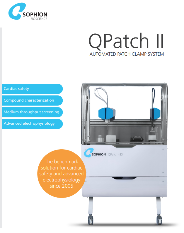 The QPatch® from @sophionbio is a fully automated #patchclamp system designed to perform parallel gigaseal #ionchannel recordings of 16 or 48 cells.

#drugdiscovery #PatchClamp #planarpatch #ephys #electrophysiology #QPatch #automatedpatchclamp #IonChannels