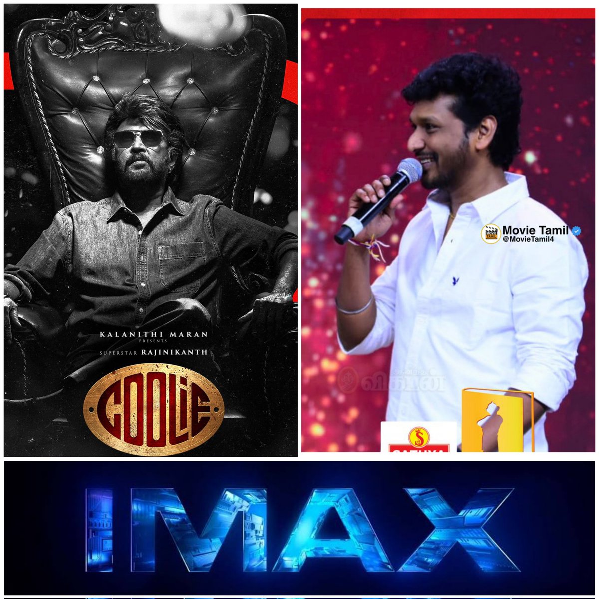 #Coolie Update 🌟 

#SuperstarRajinikanth starrer COOLIE is going to be shot in 'IMAX' format.
- #GirishGangadharan will work with Lokesh again in this film if #Vikram has a DOP.💥
- 70 percent of this film will be shot in IMAX format. New Technology are available to use...
