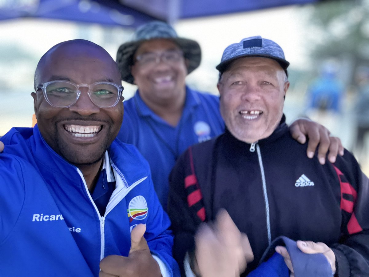 Mr. William is our first voter for the day here in the Malmesbury #byelections ! He came to vote before work!  

Ask all your friends and family to come vote @Our_DA today in *Best small Municipality in South Africa!   

* source:Governance Performance Index (GPI) – SA 2024