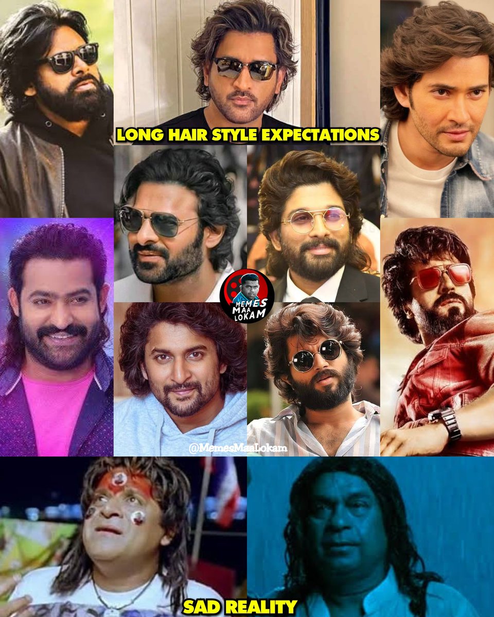 Expectations vs Reality 😜
#Longhairstyle #Hairstyle #Stylist #aalimhakim #Pspk #Msdhoni #Ssmb #Prabhas #Jrntr #Nani #Ramcharan #Devara #kalki2898ad #OG #Ipl #Alluarjun #Pushpa2 #Arjunreddy #vijaydevarakonda #Brahmanandam #ali #Sadreality #Longhair #Hero #Comedian 
 @Nb4Ea 👈