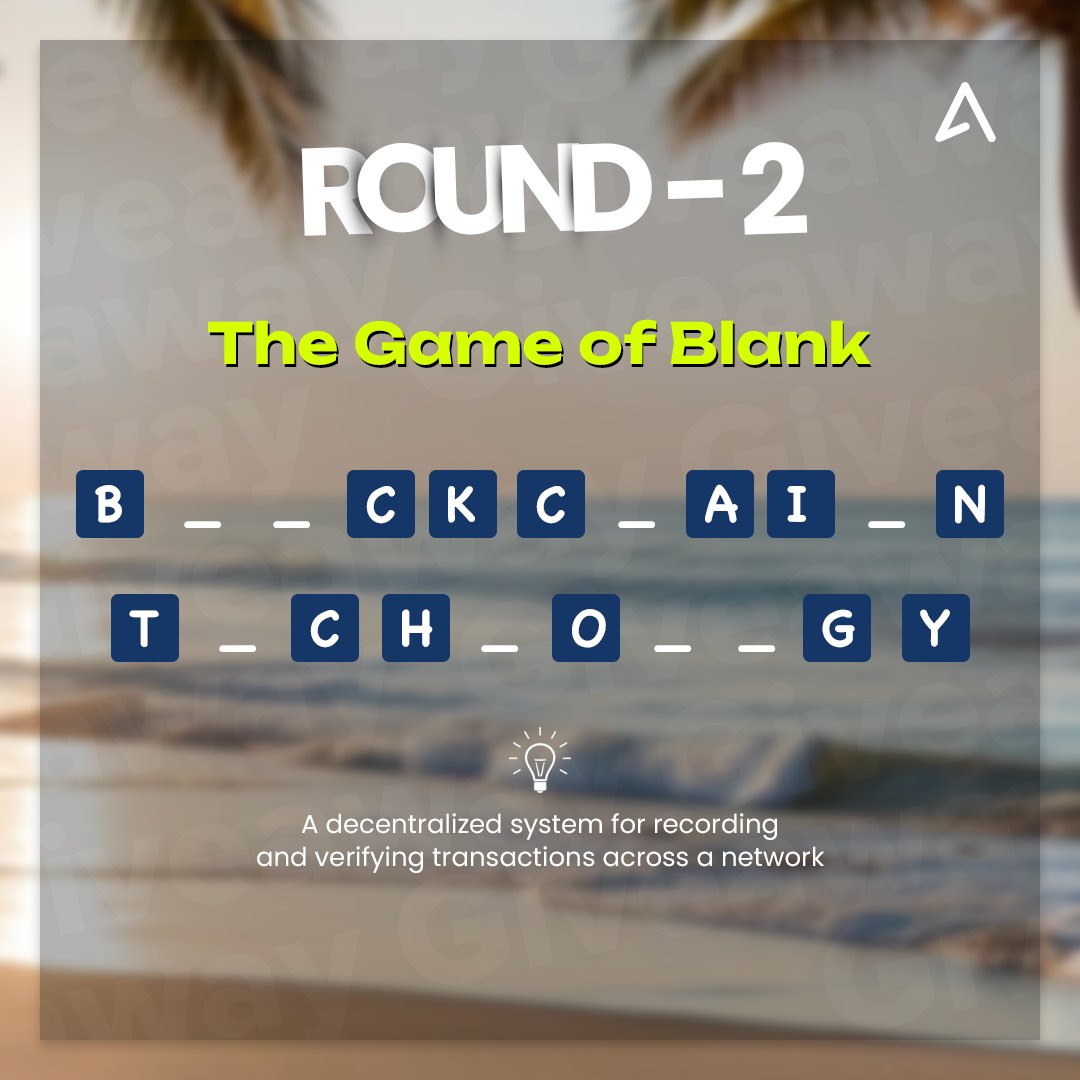 Giveaway Round 2 📢

Guess the missing word &  get one step closer to the exciting #hamper by @Appinventiv! 🏆

P.S.: Make sure to follow all the rules to avoid disqualification 

Must Follow Rules:
🖖Follow @Appinventiv
🔁Like & #RT
✅Comment the answer & Tag 4 friends…