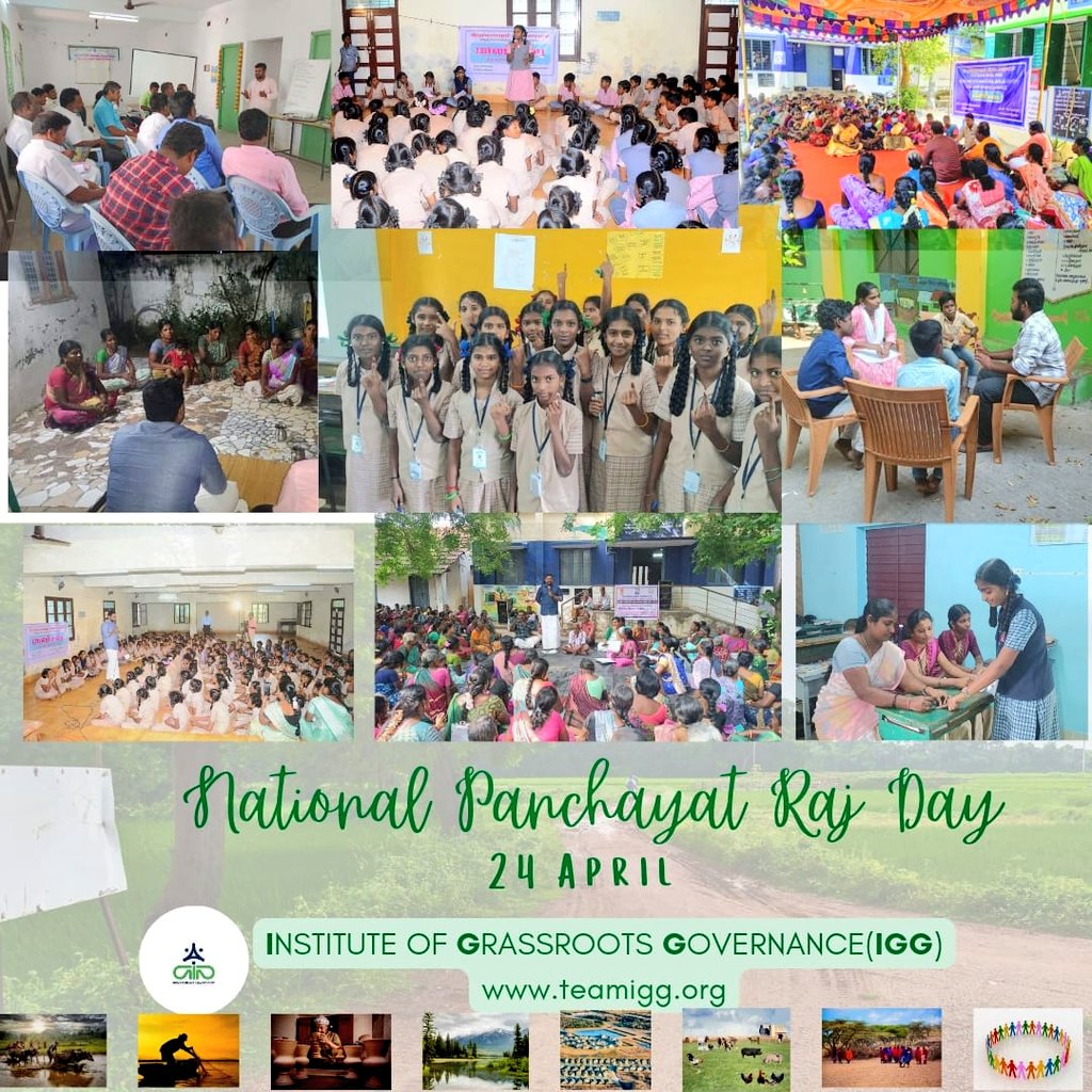 Happy National Panchayati Raj Day 2024 Everyone
#IGG #VoiceOfLocalGovernment