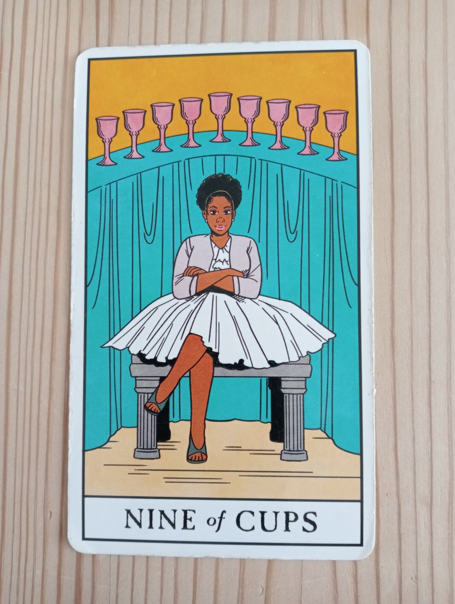 Laurajk32's tweet image. Today&apos;s card is 9 of Cups 

Measure success by your peace of mind, not by the number of inanimate objects you own.

#peace #mind #objects #worthy

#tarot #tarotmessage #LauraJK32