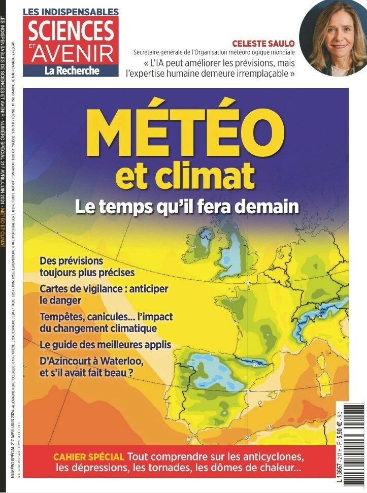 🌦🌬🌡 Est-ce vrai qu'il n'y a 'plus de saisons'? Comment expliquer simplement un orage, le Mistral, ou le Jet-stream à un enfant? Quel temps fera-t-il en 2050? Dans ce numéro des Indispensables de Sciences et Avenir, on vous parle de la pluie et du beau temps... Mais pas que !