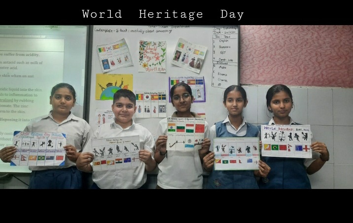 World Heritage Day Celebration#juniors w
“The rich and varied cultural heritage has a profound power to help in building the nation”

#moversWorldHeritageDay
#culturaldiversity
#socialcohesion
# peace
#economicdevelopment