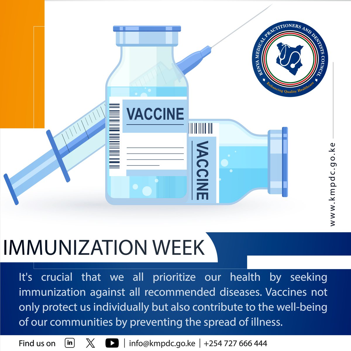 It's crucial that we all prioritize our health by seeking immunization against all recommended diseases. Vaccines not only protect us individually but also contribute to the well-being of our communities by preventing the spread of illness. However, it's equally important to