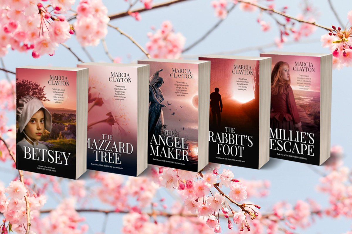 The Hartford Manor Series is a Victorian family saga. One reader described my books as a cross between a Catherine Cookson novel and Winston Graham's Poldark! mybook.to/Betsey viewauthor.at/MarciaClayton #writingcommunity #readers #romancereaders