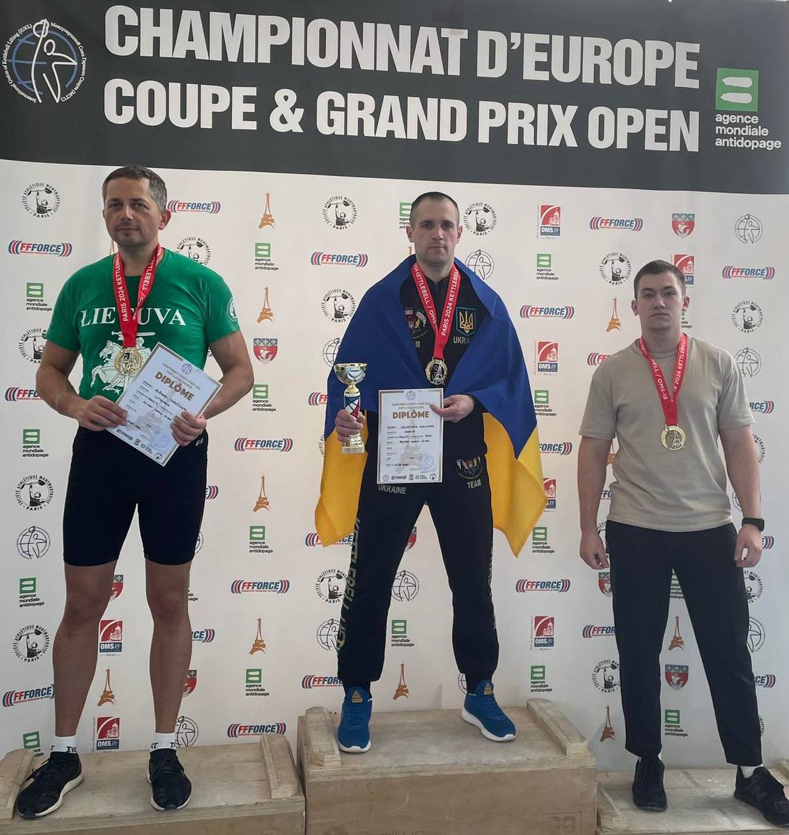 Irpin athlete Volodymyr Kulkivskyi became the champion of the European Kettlebell Sport Championship among adults. The competition took place from April 17 to 21 in France (Paris), with 345 athletes from 17 countries participating.