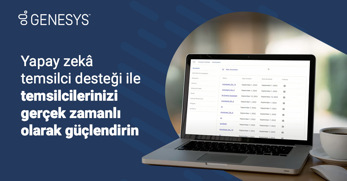 GenesysTurkey's tweet photo. Daha güçlü müşteri bağlantıları ve verimli temsilci desteği için Genesys Agent Assist'in gücünü keşfedin. Temsilci destekli otomasyonu bugün deneyimleyin.
https://t.co/FeSHPgpFzd https://t.co/aWt3Lg0ekI
