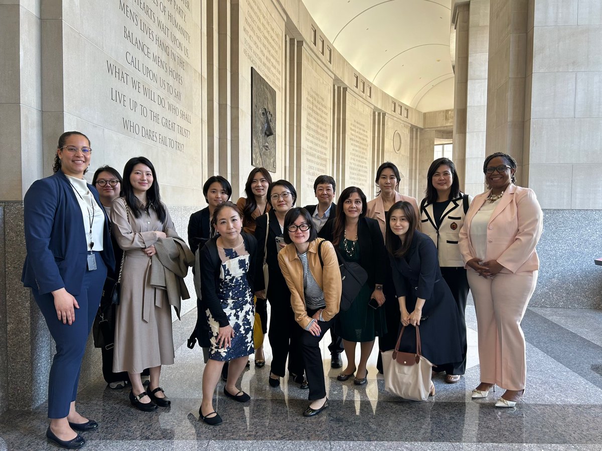 The U.S. Ambassador to the ROK (@usambrok) on Twitter photo Congrats to our <a href="/USEmbassySeoul/">주한미국대사관 U.S. Embassy Seoul</a> colleagues for successfully concluding the #TrilateralWomeninSecurity tour. This program brought 15 🇺🇸🇰🇷🇯🇵 female security experts to 🇺🇸, 🇰🇷, & 🇯🇵 to discuss and emphasize the importance of trilateral initiatives in solving 🌏 problems. Congrats to our <a href="/USEmbassySeoul/">주한미국대사관 U.S. Embassy Seoul</a> colleagues for successfully concluding the #TrilateralWomeninSecurity tour. This program brought 15 🇺🇸🇰🇷🇯🇵 female security experts to 🇺🇸, 🇰🇷, & 🇯🇵 to discuss and emphasize the importance of trilateral initiatives in solving 🌏 problems.