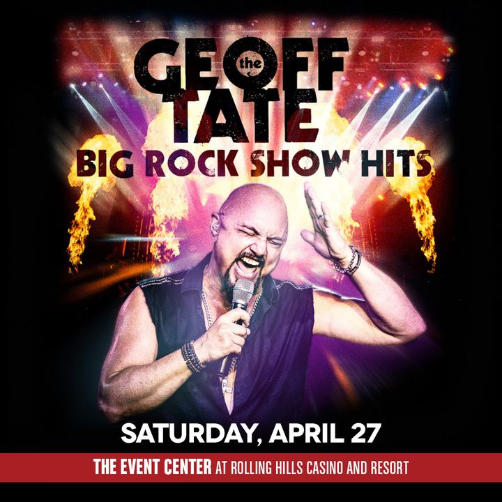 ✨✨ THIS SATURDAY ✨✨

Don't miss Geoff Tate's Big Rock Show Hits at The Event Center! 🤩

Get your tickets before they're gone!
🎟️ bit.ly/3uE62Pm

@geofftate