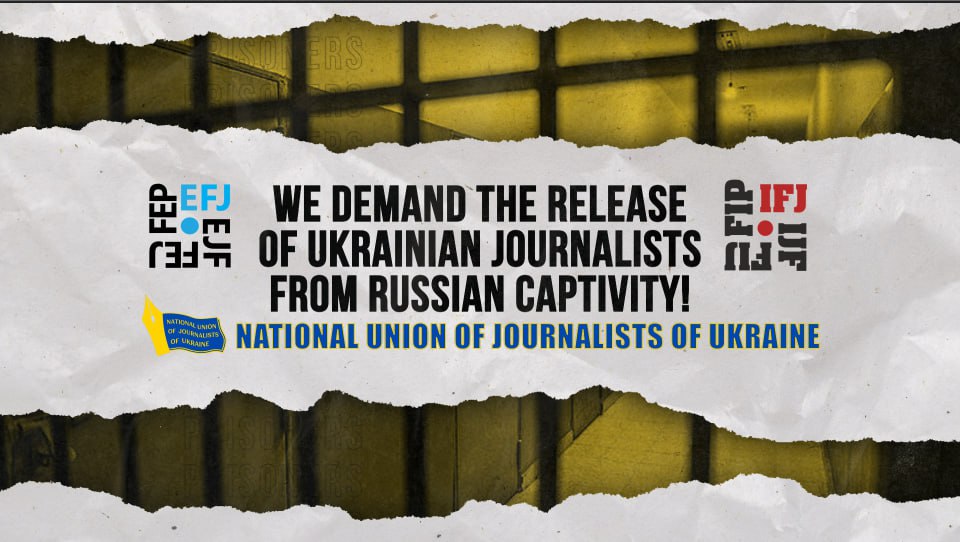 At least 28 media workers and citizen journalists are in captivity as a result of illegal detentions, captures, false accusations, and falsified “trials” of the Russian occupiers in the territory of Ukraine. Our solidarity report - @EFJEUROPE @IFJGlobal nuju.org.ua/we-demand-free…