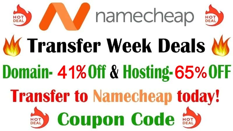 Get huge savings on #WebHosting, #Domains, #Servers during #NameCheap's #Transferweeksale- Up to 65% OFF: bit.ly/3wlEkat
65% on #SharedHosting
41% off on #DomainTransfers.
55% off #WordPressHosting
Learn  more: bit.ly/35yG3GZ