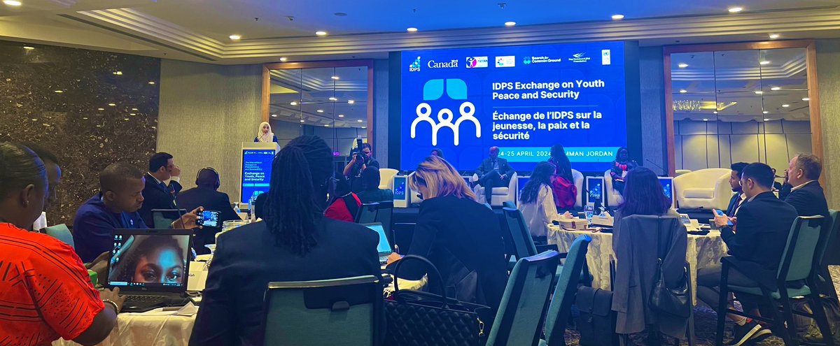 GPPAC's tweet image. Excited to join @IntDialogue, together w/ @DagHammarskjold, @SFCG_, @idps_cspps in Amman to share experiences, best practices, &amp;amp; recommendations in implementing and financing #UNSCR2250 and the #YPS Agenda. Follow us throughout the day for unique insights and lessons learned.