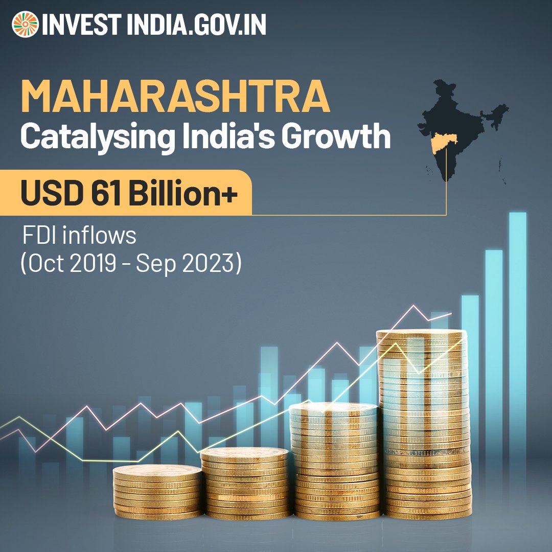 From data centres to automobiles & EVs, #Maharashtra offers lucrative greenfield #FDI opportunities across various sectors - a potential waiting to be unlocked for growth. Explore more: bit.ly/II-Maharashtra #InvestInIndia #InvestInMaharashtra #InvestIndia #Opportunities