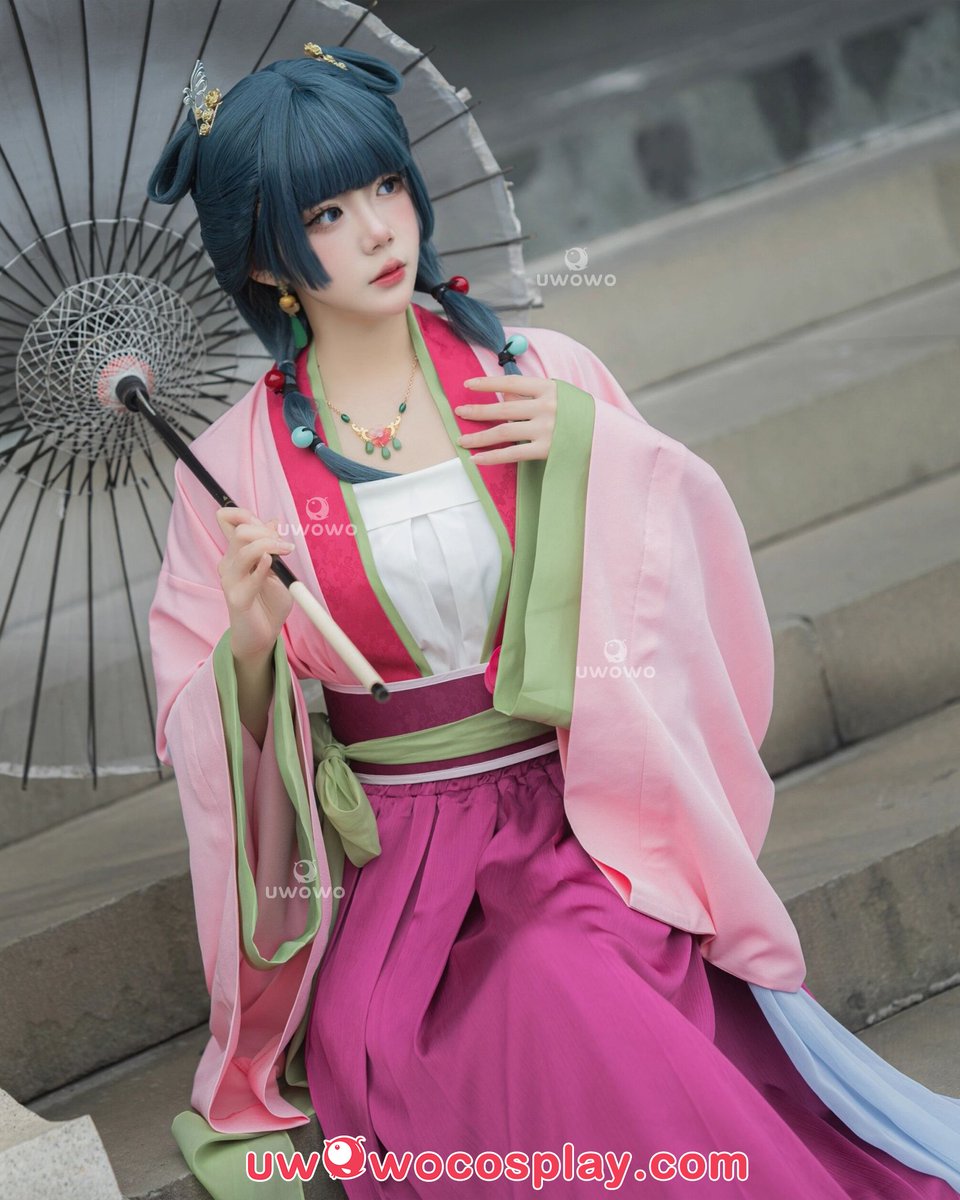 Step into the enchanting world of The Apothecary Diaries with our exquisite #Maomao Hanfu costume! 🌸✨ Perfect for channeling her elegance at the garden party scene. See more>>uwowocosplay.com/products/uwowo… #UwowoCosplay #TheApothecaryDiaries #cosplay