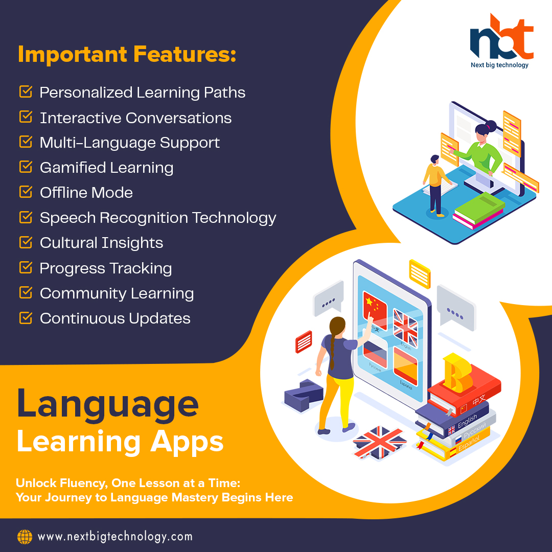 amit2965's tweet image. &quot;Unlock a world of possibilities with our language learning app development services! 🌍📱 Whether you&apos;re aiming for fluency in Spanish, mastering Mandarin, or picking up French for your next adventure, we&apos;ve got you covered.  bit.ly/3vJUF93 #languagelearningapp