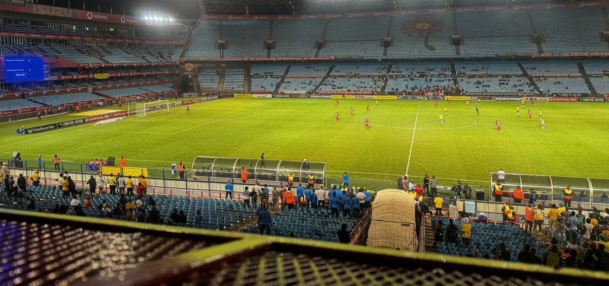 Dear @Masandawana, after having seen your #dstvprem attendance yesterday against Sekhukhune, I think it's safe to say we need your famous free entry on Friday to try to have some decent numbers in the stands to push the Sundowns players to overturn the result vs Esperance in the