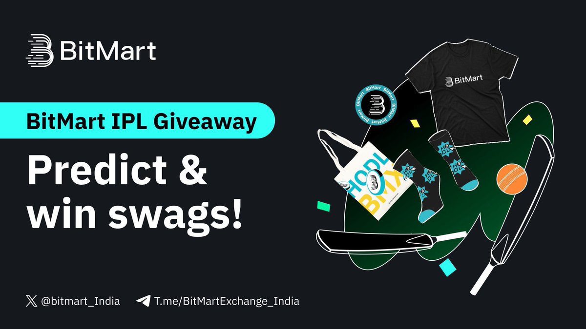 It's time for #GTvsDC in #IPL2024 🏏 Predict the winner of today’s match and win #BitMart Swagbox 🎁 How to participate? 👉 Drop your prediction in the Comments along with your BitMart ID & Tag 3 friends 👉 Follow @BitMart_India 👉 Join telegram.me/BitMartExchang… 1 winner for