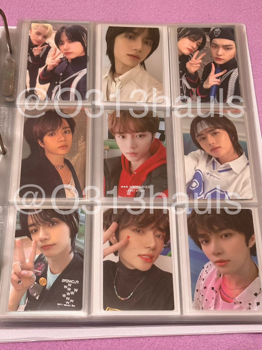 selling beomgyu hueningkai soobin photocards

❗️set only 
• 5,000php + sf&pf
• payo prio : less 150php 
• dp : 500php (1 week res)
• mop : gcash
• mint condition

wts lfb txt pc ph memo 1 4oin minisode 1 blue hour r ar foe thursday’s child weverse chaotic wonderland
