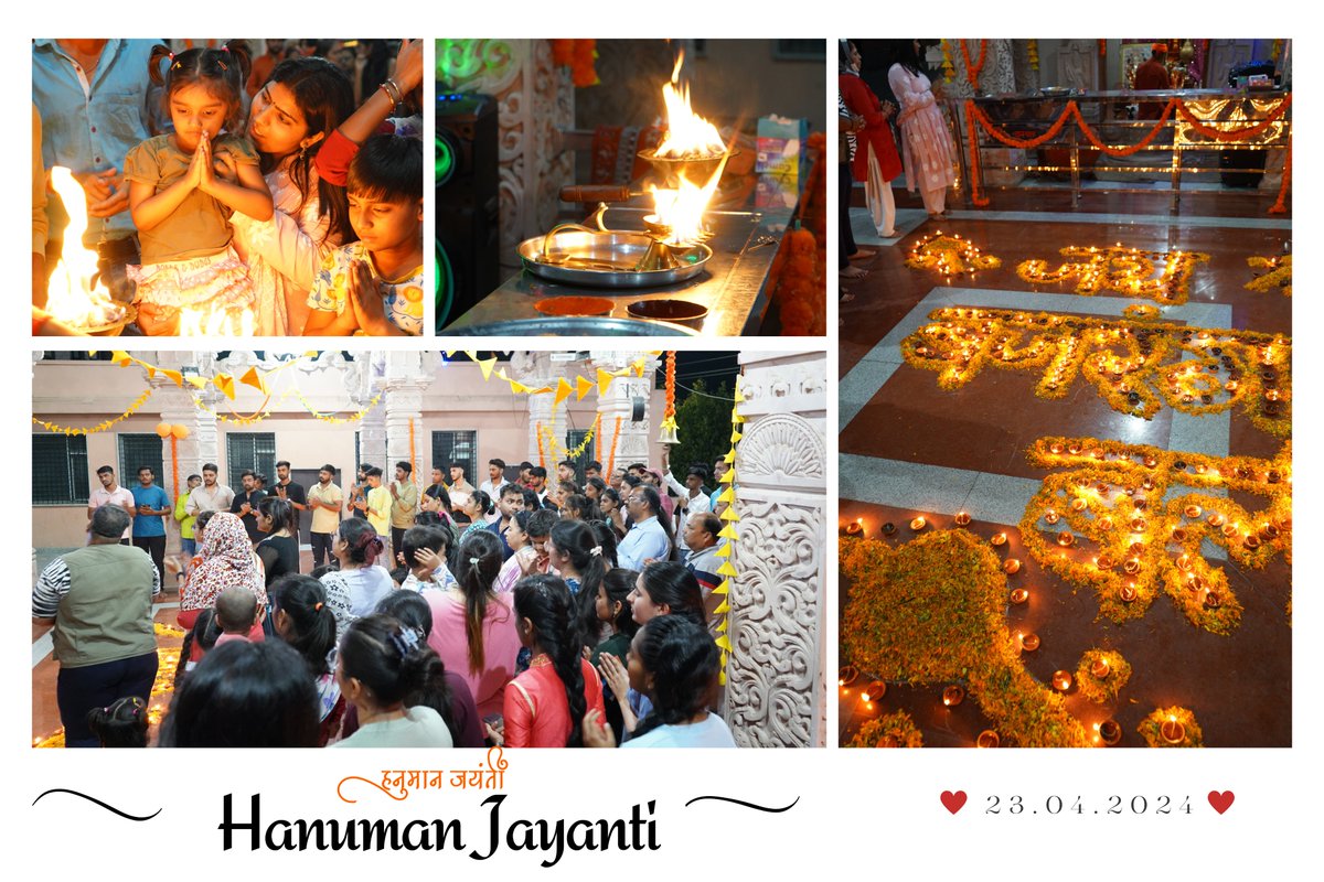 'Madhav University celebrates the divine birth of Hanuman, epitomizing strength, devotion, and wisdom. 🙏✨ #HanumanJayanti #MadhavUniversity #DivineCelebration #Strength #Devotion #Wisdom'
