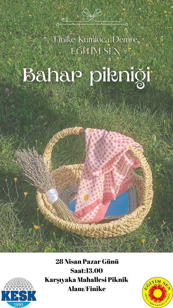 finikegitimsen's tweet photo. Bahar pikniğimize tüm sevgili dostlarımızı bekleriz https://t.co/danAbFi0Zc
