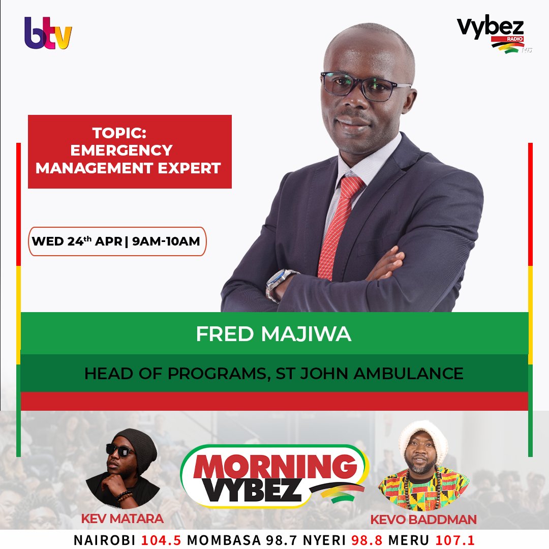 Let's talk about emergency management during this time of floods!! #MorningVybez @KevMatara & @KevoBaddman