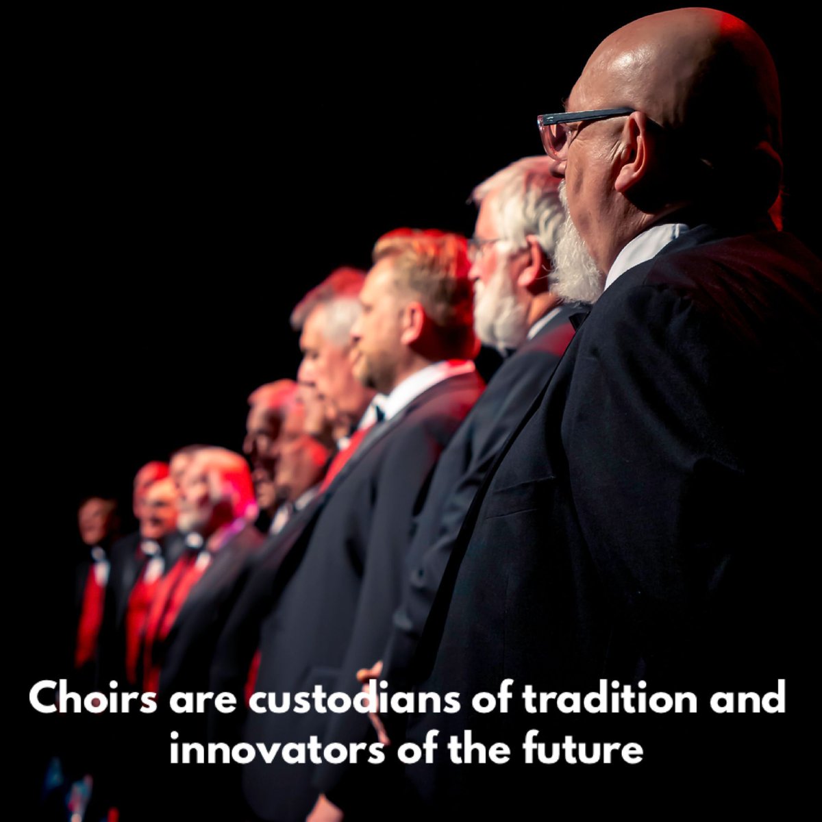 #WednesdayWisdom As musicians, we are custodians of tradition and innovators of the future. Honour the legacy of the past while embracing the endless possibilities of tomorrow. 
#FronMVC #MenSinging #MusicalLegacy