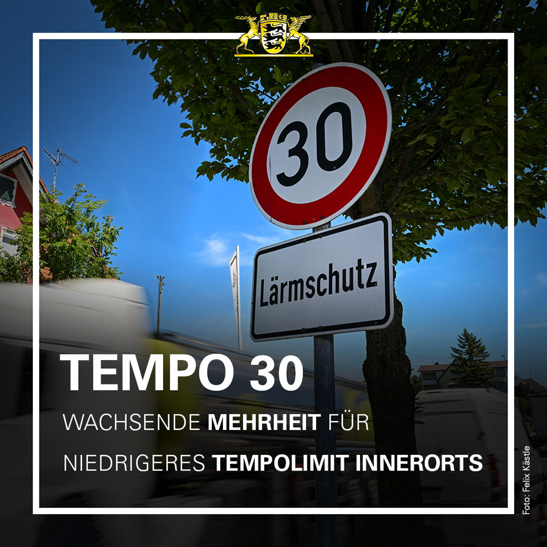 #Tempo30 macht den Straßenlärm massiv leiser. Gut, dass 58 Prozent der Menschen in #BaWü ein Tempolimit unterstützen. Auf Bundesebene braucht es dafür endlich eine entsprechende Rechtslage. #TagGegenLärm