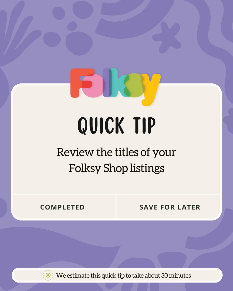 Take a look at your Folksy shop listings and ask yourself this question:⁠ ⁠ 👀 𝘐𝘧 𝘐 𝘸𝘢𝘴 𝘳𝘦𝘢𝘥𝘪𝘯𝘨 𝘮𝘺 𝘭𝘪𝘴𝘵𝘪𝘯𝘨 𝘵𝘪𝘵𝘭𝘦 𝘪𝘯𝘥𝘦𝘱𝘦𝘯𝘥𝘦𝘯𝘵𝘭𝘺 𝘧𝘳𝘰𝘮 𝘵𝘩𝘦 𝘱𝘩𝘰𝘵𝘰, 𝘸𝘰𝘶𝘭𝘥 𝘐 𝘬𝘯𝘰𝘸 𝘸𝘩𝘢𝘵 𝘪𝘵 𝘸𝘢𝘴?⁠