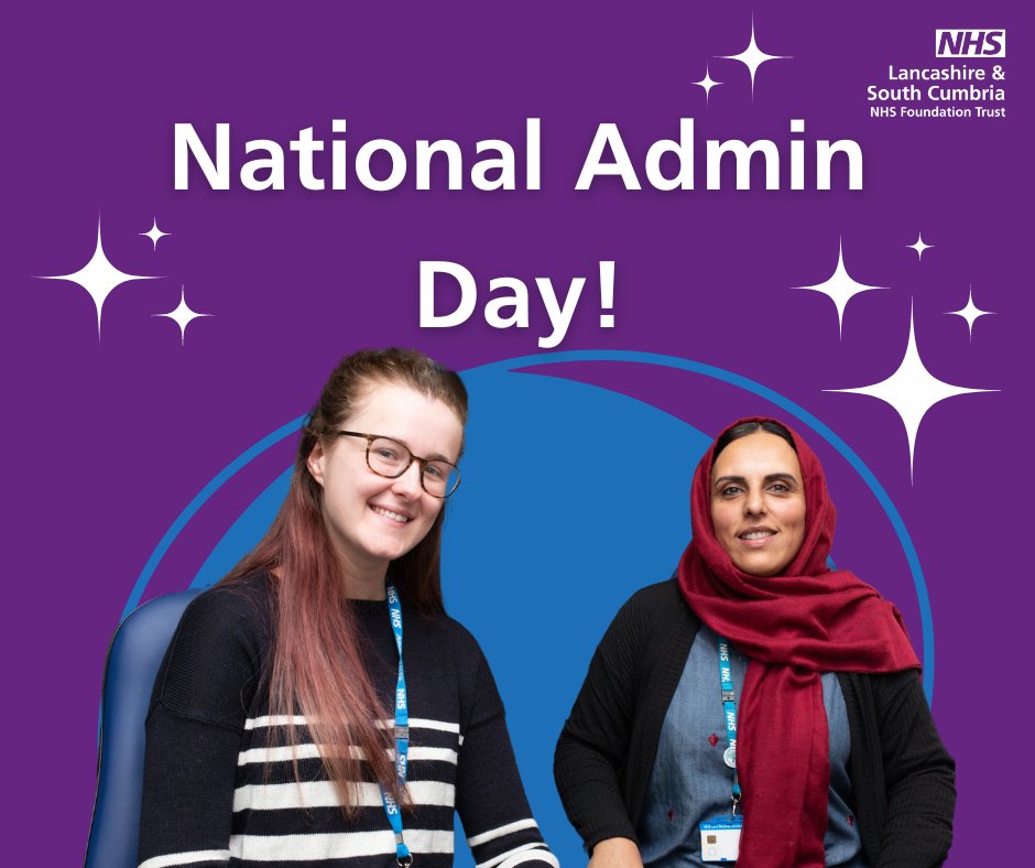 It’s National Admin Day! We have over 1700 administrative colleagues at the Trust and we want to thank and celebrate all the valuable work they do in supporting teams, service users and colleagues to keep services running smoothly on a day to day basis. 💙