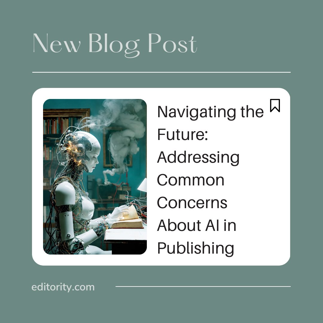 🤖Curious about AI's impact on publishing? Dive into our latest blog post addressing common concerns and opportunities! Discover insights and strategies at editority.com/blogs. Let's navigate the future of publishing together!📚💡#AIinPublishing #FutureofPublishing #EthicalAI