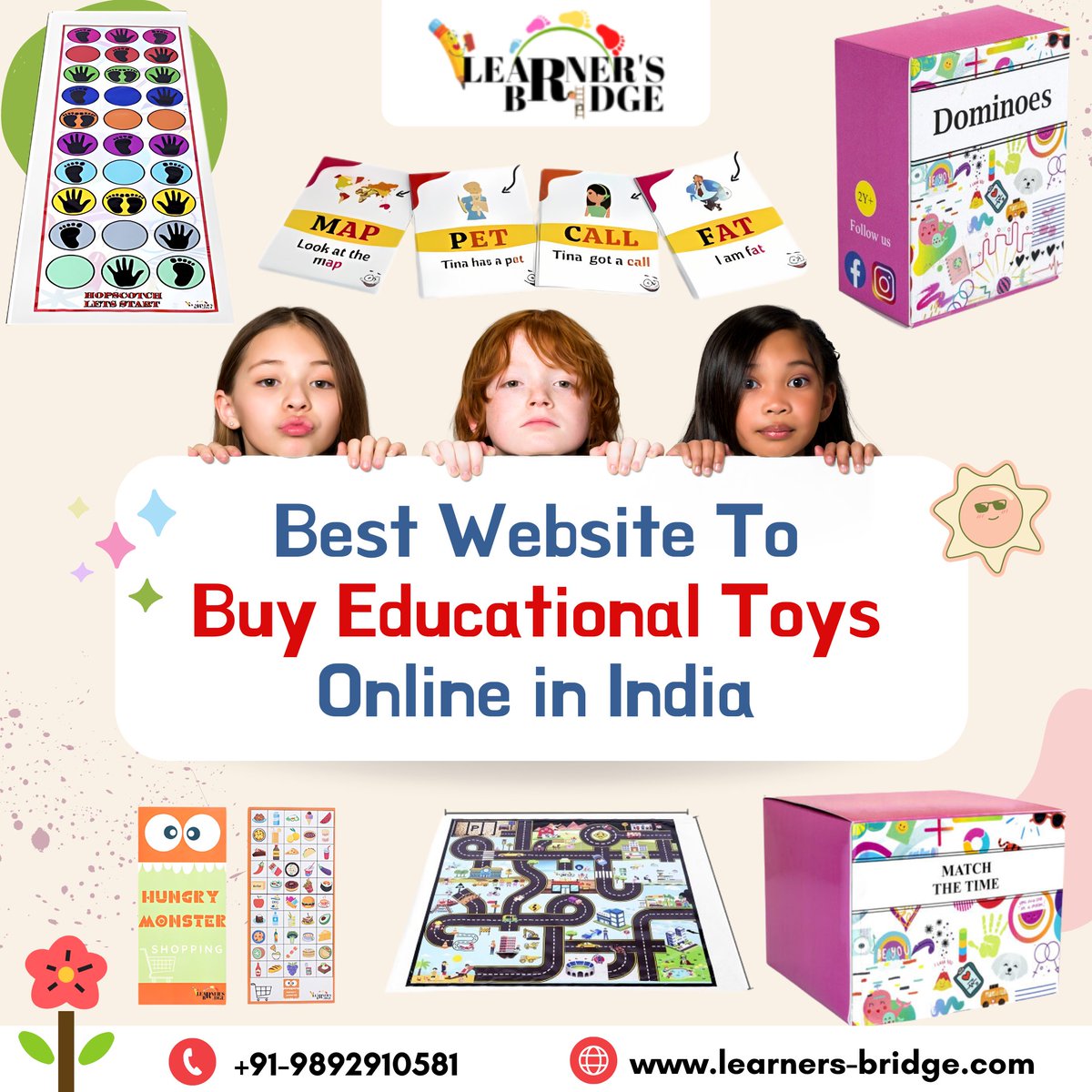 🎉 Dive into the world of learning and laughter with Learners Bridge! 

For more information read our blog - learners-bridge.com/best-website-t…

✨ #EducationalToys #playandlearn #happykids #shopnowonline 🛒🎁