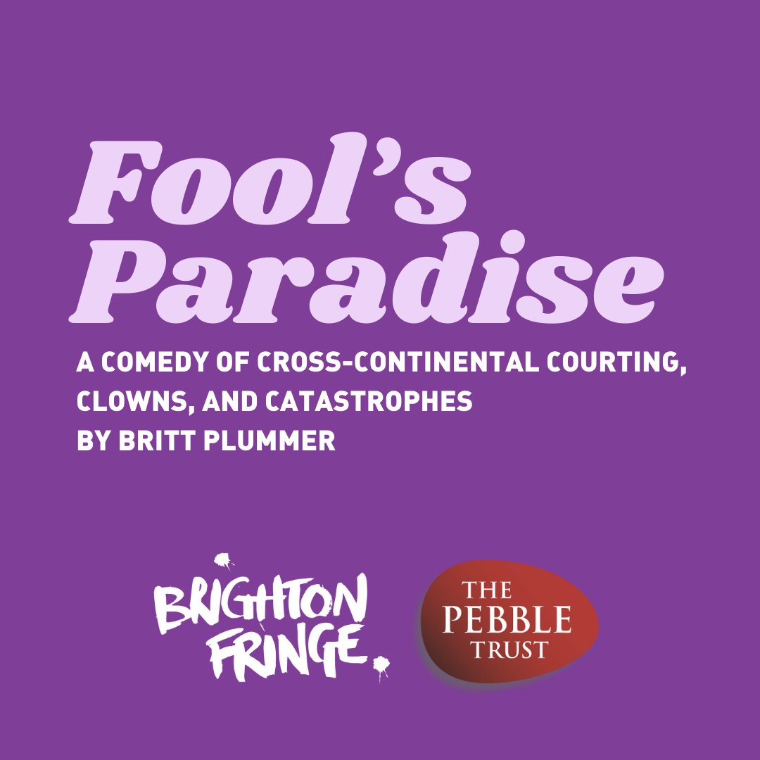 We’d love to share some exciting news!!!
We have been awarded the @brightonfringe and Pebble Trust International Touring Bursary. This opportunity will support a season of our show 'Fool’s Paradise' in Brighton Fringe, at The Bunker at #foolsparadisefestivals.