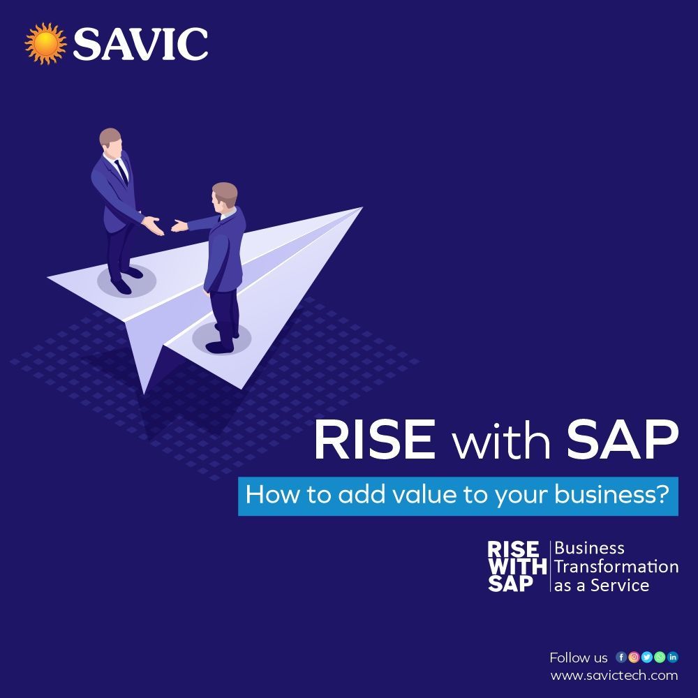 Unlock new opportunities by transforming your business with Rise with SAP. 

Take advantage of business transformation as a service and elevate your operations.

#RiseWithSAP #BusinessTransformation #UnlockPotential'