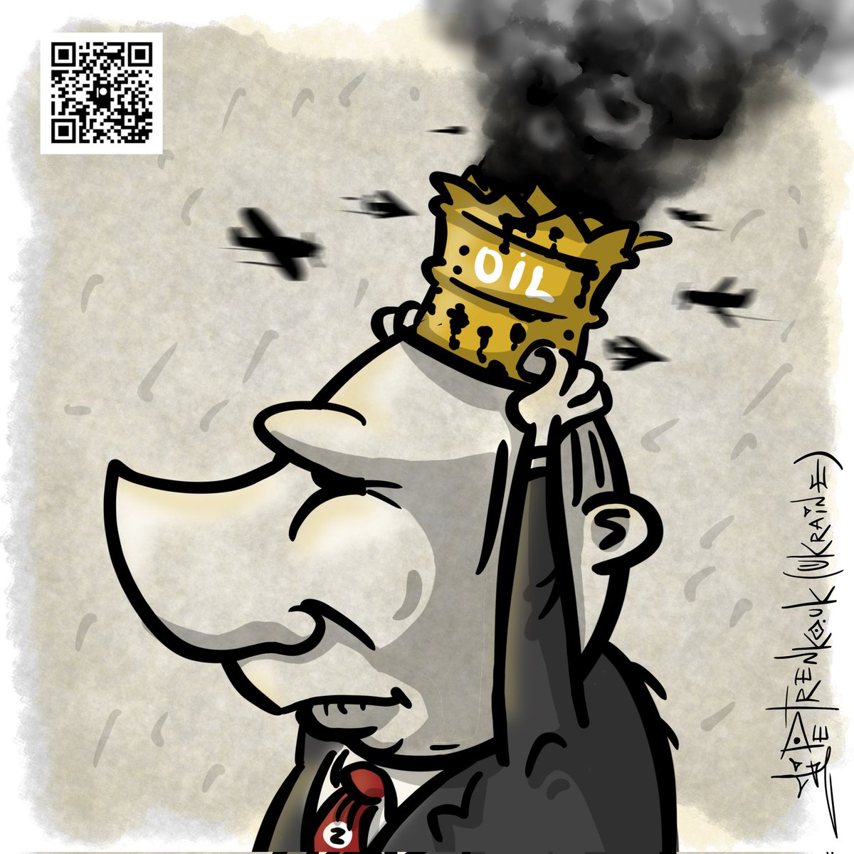 ніколи такого не було і знову на росії горять нафтові заводи... +++++++ Друзі, в мене велике прохання: підпишіться на канал українського художника карикатуриста @PetrenkoAndryi